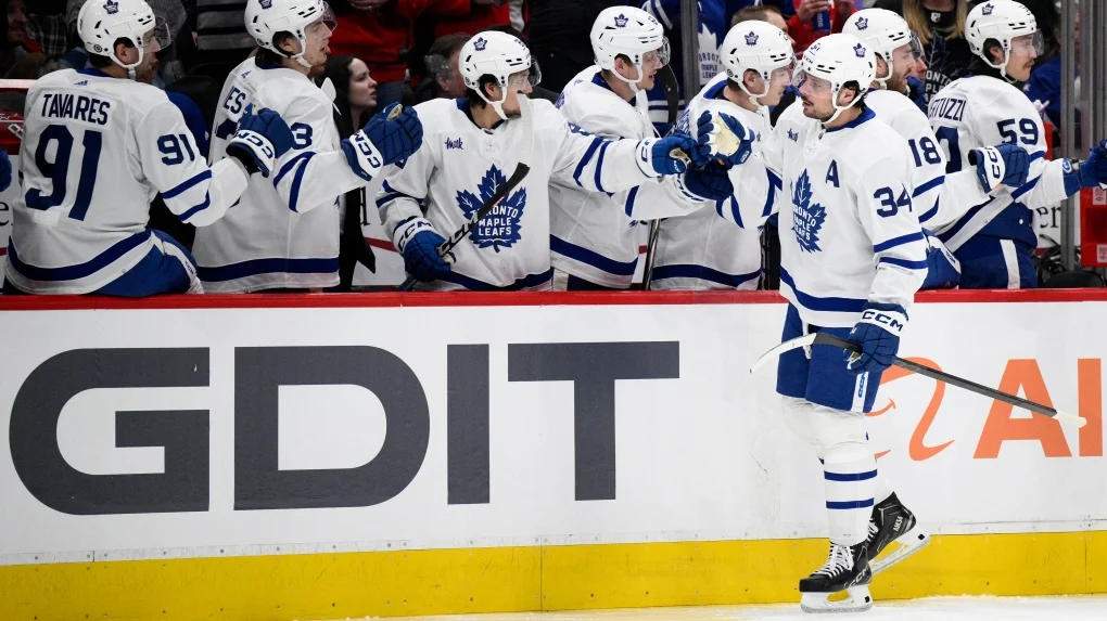 NHL roundup: Auston Matthews stars in Leafs' dominant win over Caps