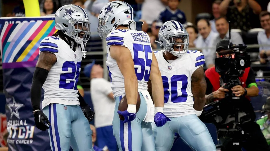 Cowboys rout Mac Jones and the Patriots, cruising to a 38-3 victory.