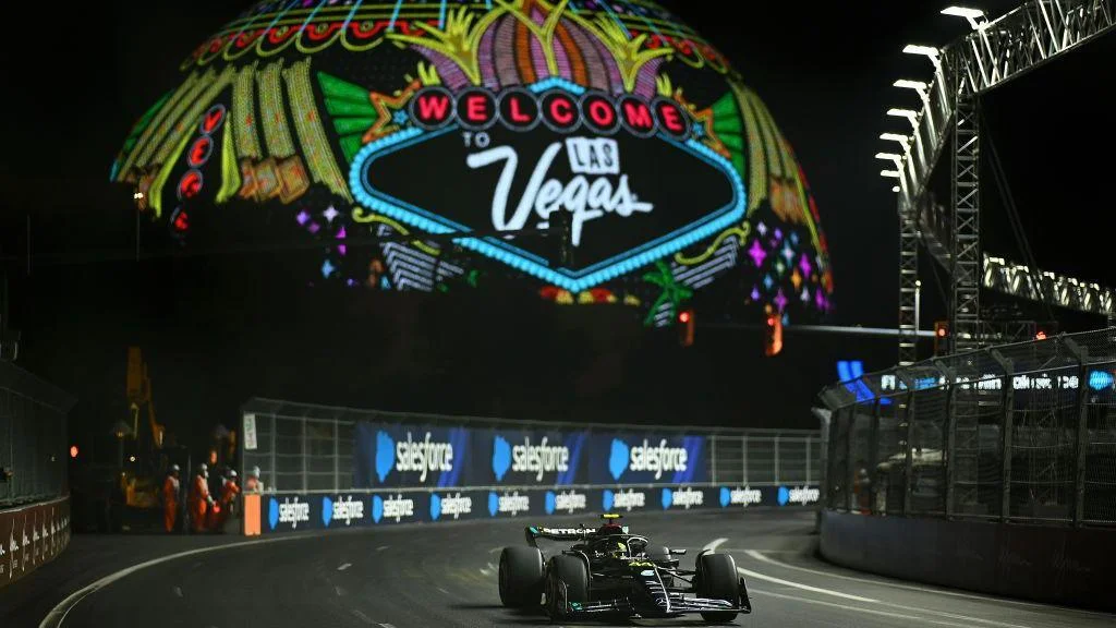 Hamilton fastest in Las Vegas Grand Prix practice, Verstappen struggles
