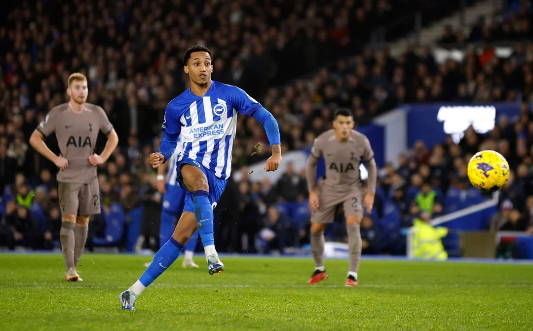 Brighton 4-2 Tottenham: Joao Pedro double secures victory for hosts in six-goal thriller