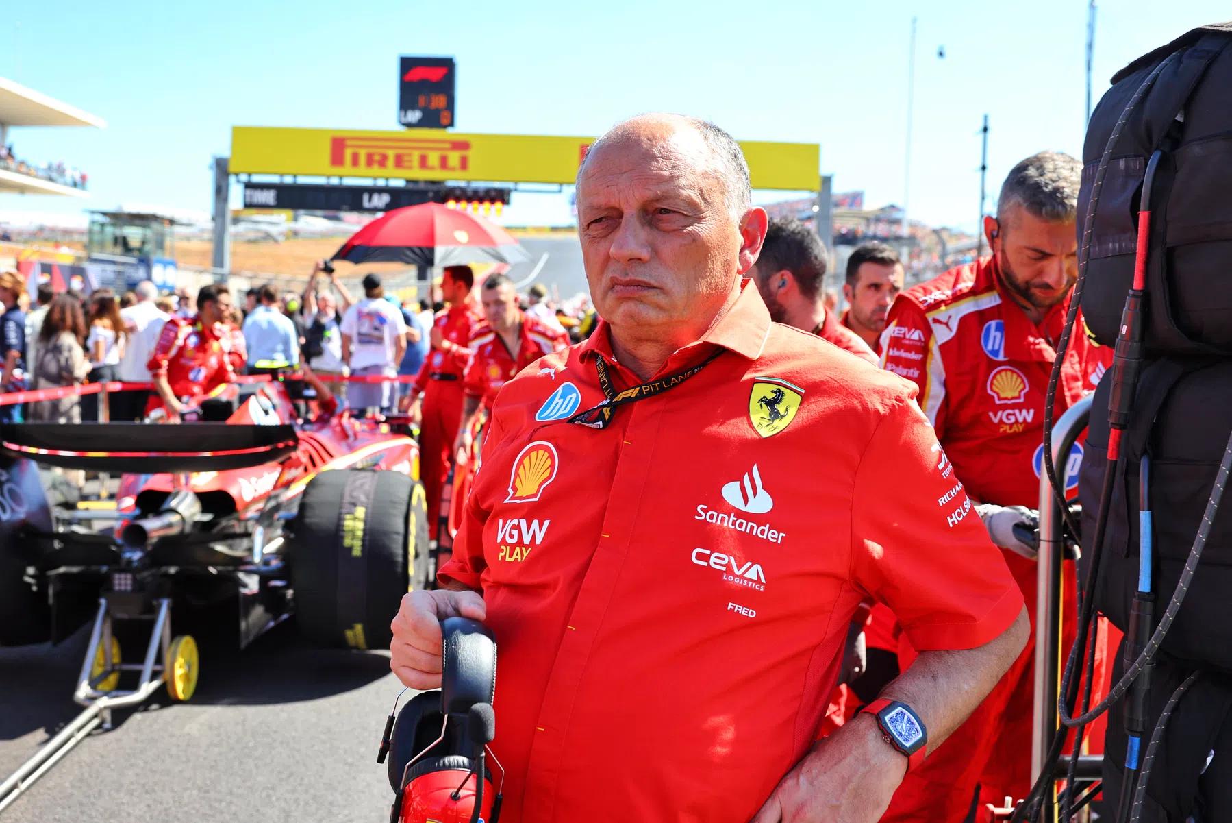Ferrari boss Vasseur calls late-season Formula 1 race director change 'strange'