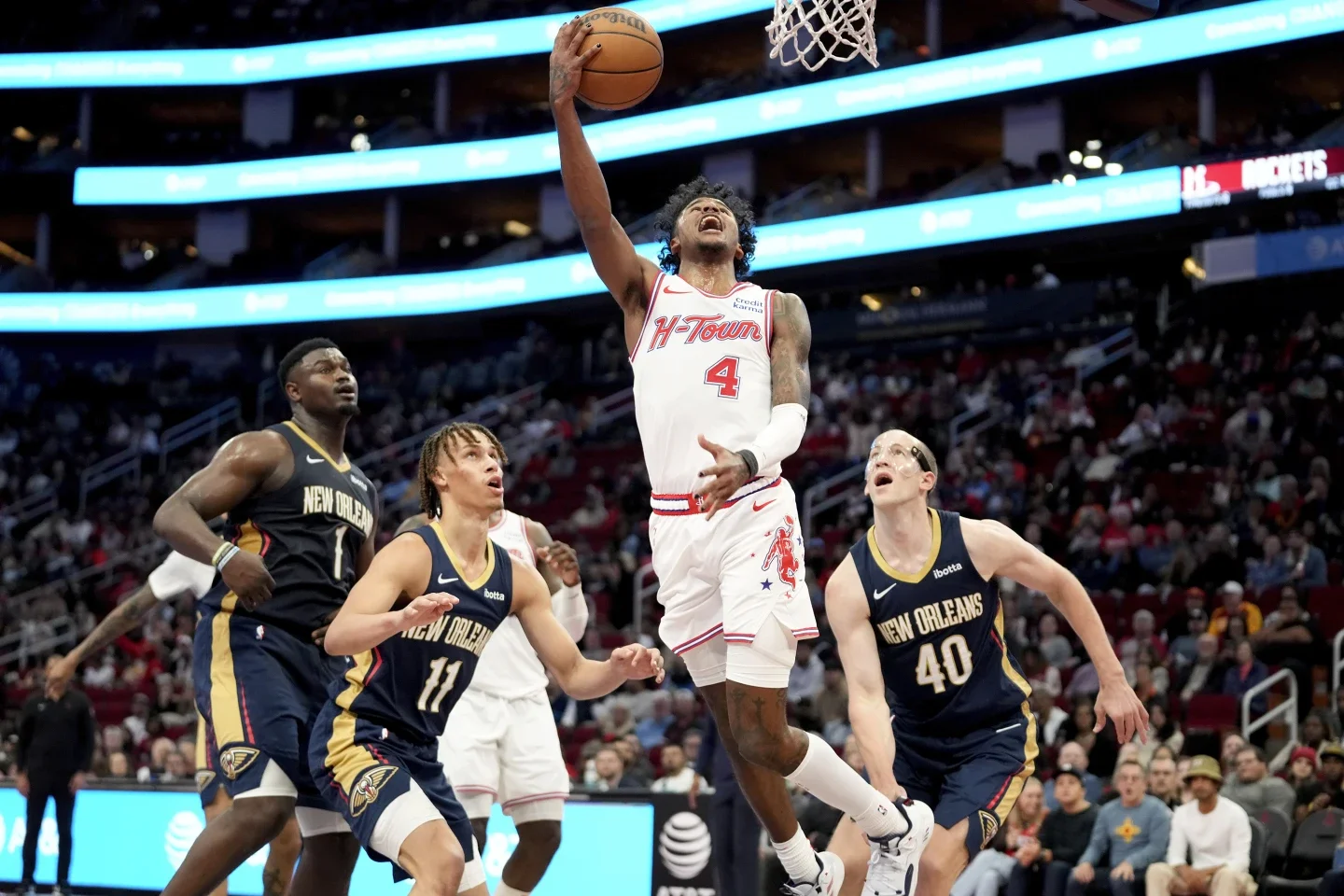 Houston Rockets Secure 5th Straight Win, Triumph Over Pelicans 104-101 in Season Tournament Debut