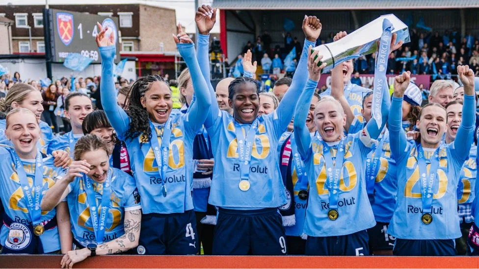 Manchester City seal WSL title in style with dominant final-day victory at West Ham