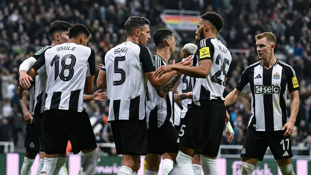 Schar penalty earns Newcastle slender EFL Cup win over fourth-tier Wimbledon