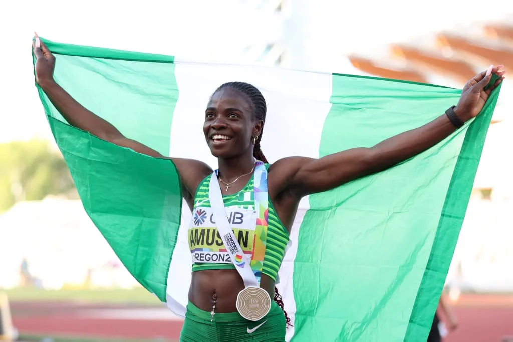 Amusan wins third African Championships title as Nigeria dominates in Accra