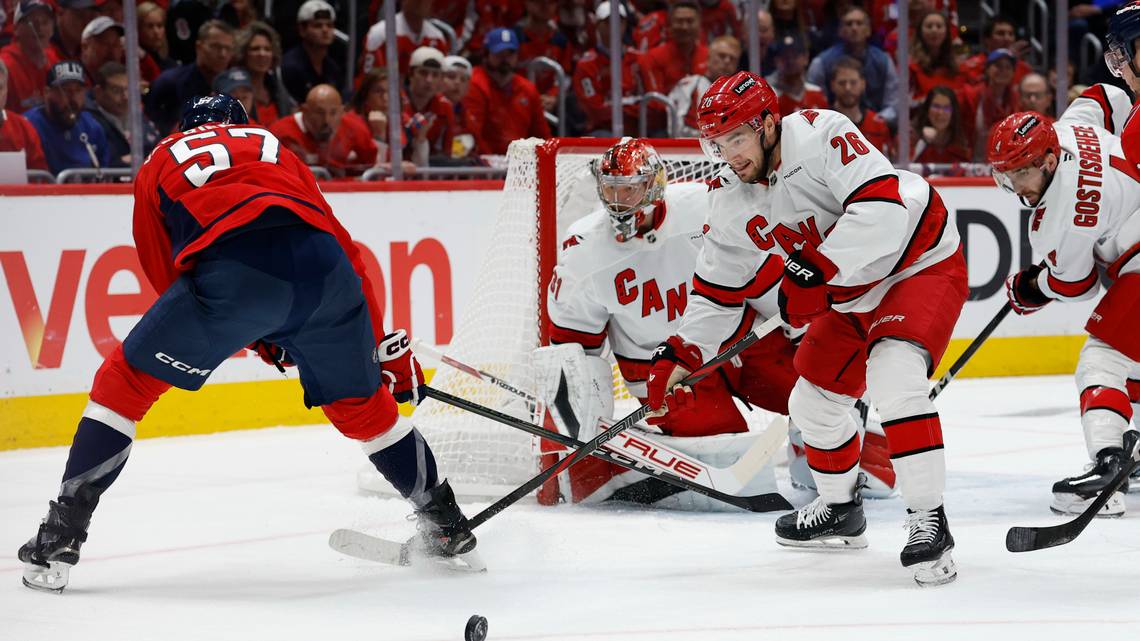 NHL Playoffs: Capitals tie Series with commanding 3-1 win over Hurricanes
