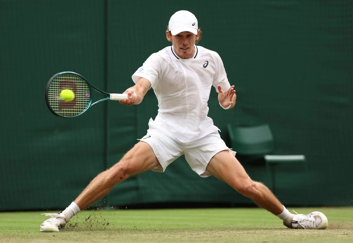 De Minaur into first Wimbledon quarter-final after beating rising star Fils