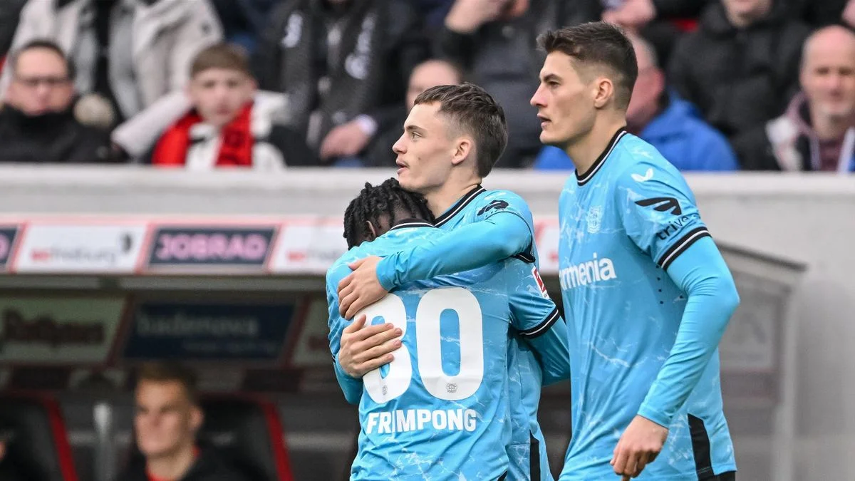 Freiburg 2-3 Bayer Leverkusen: Leverkusen hold off hosts to restore 10-point advantage at the top