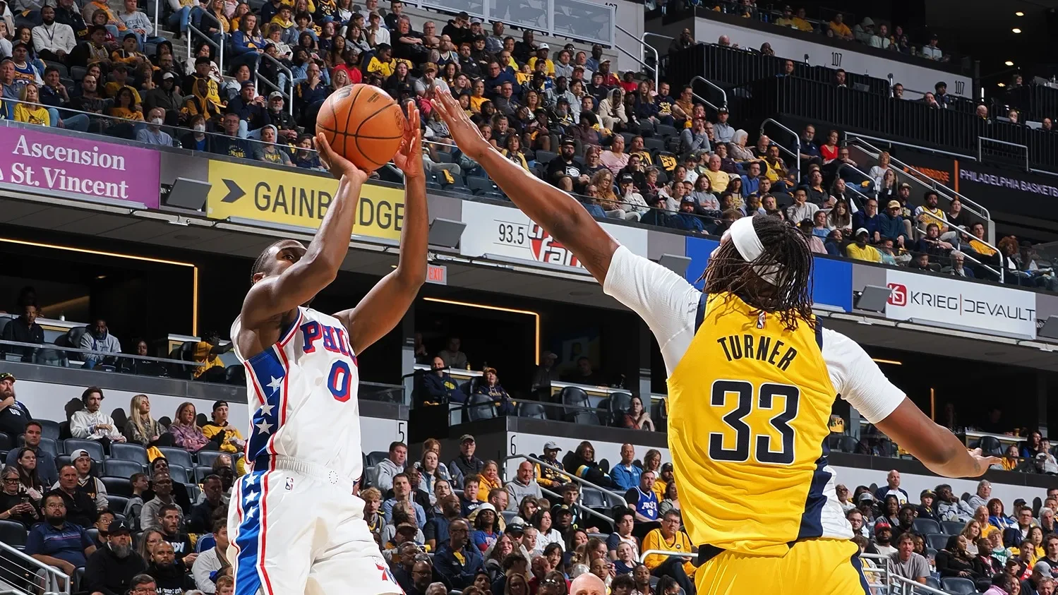 NBA roundup: Tyrese Maxey shines with 45 points, leading the 76ers to victory against the Pacers
