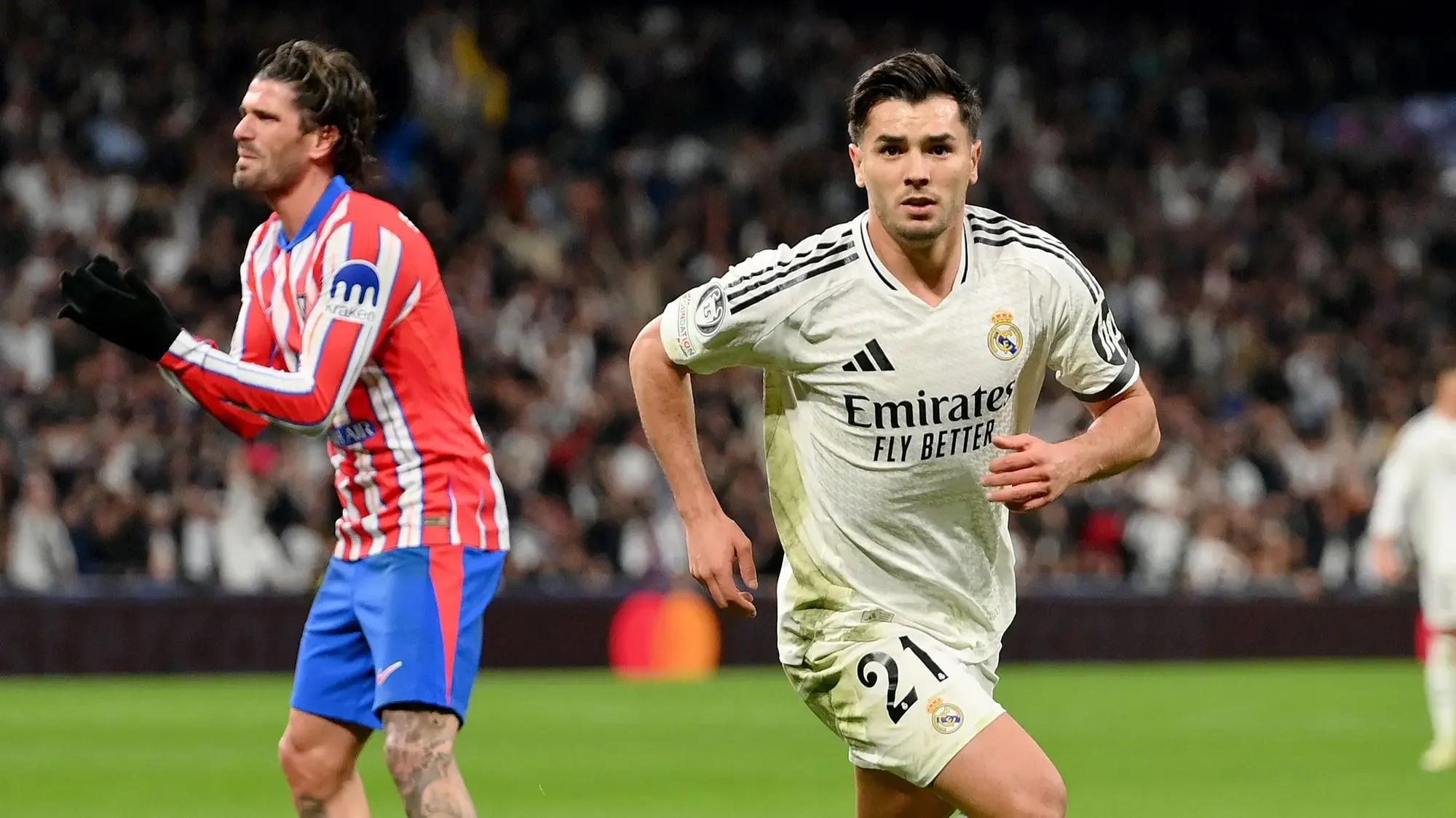 Real Madrid 2-1 Atletico Madrid: Brahim Diaz's strike earns Los Blancos slender lead in Champions League last-16 tie