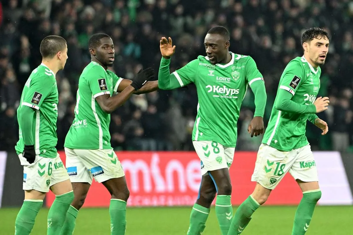Saint-Etienne 3-1 Stade de Reims: Boakye bags brace on injury return to secure comeback victory for hosts