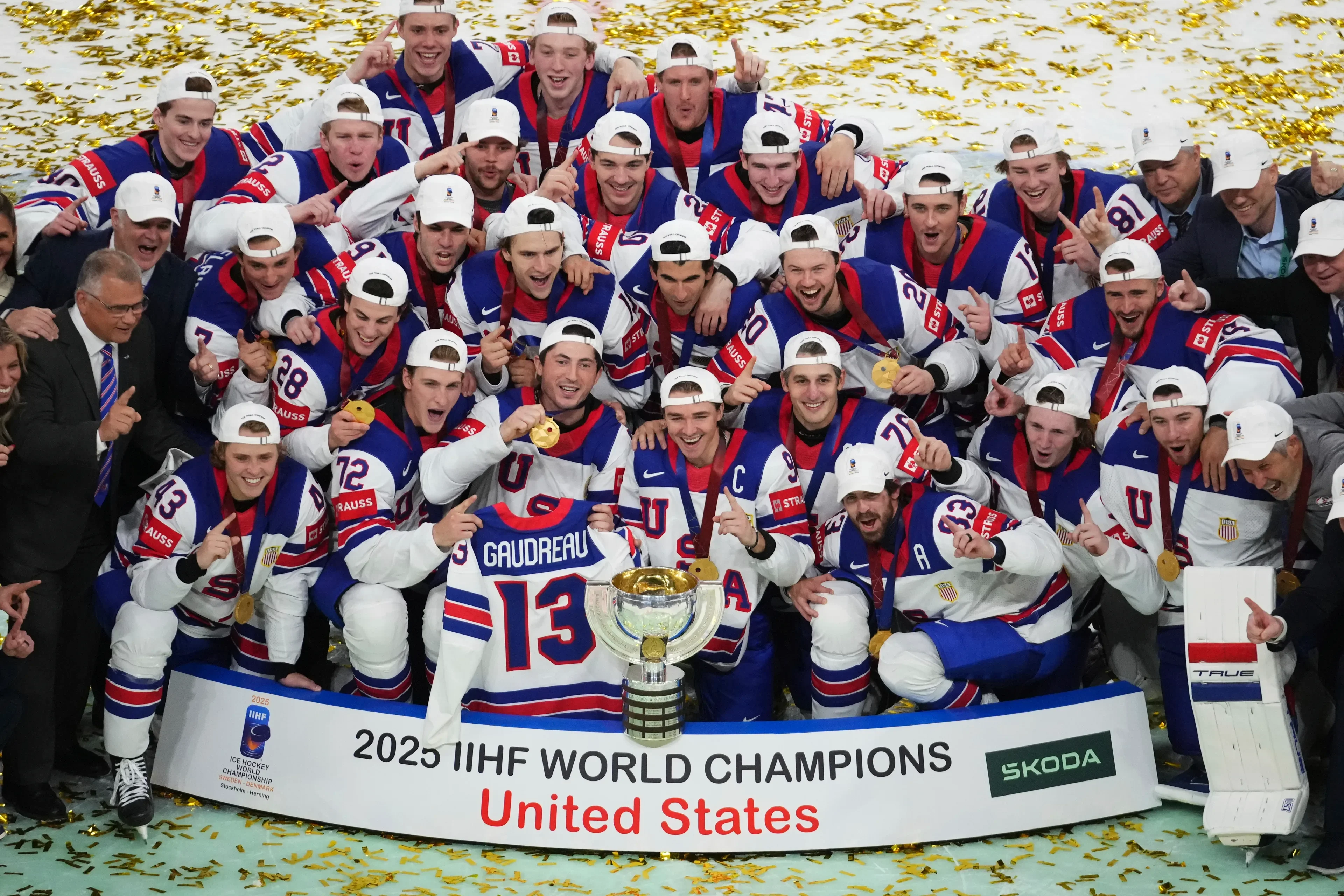 USA wins first IIHF Ice Hockey World Championship gold in 92 years with overtime thriller against Switzerland