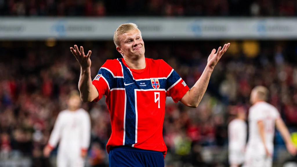 Erling Haaland scores twice as Norway beat Denmark 3-2