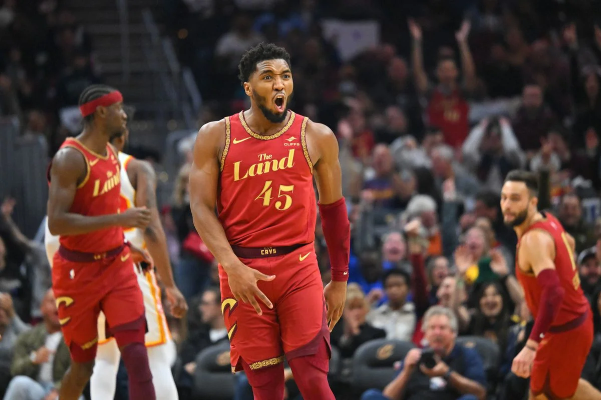 Donovan Mitchell shines as Cavs defeat Hawks but crash out of In-Season Tournament