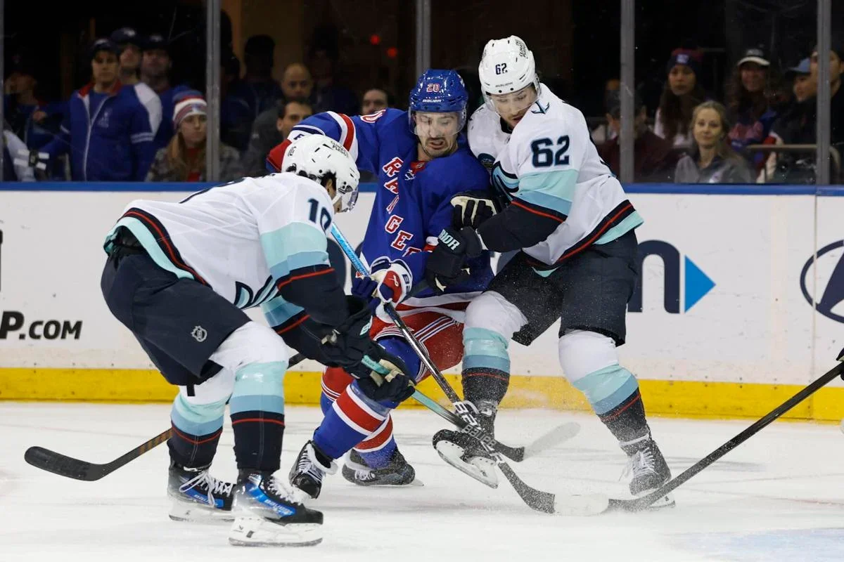 NHL roundup: Kraken shine in New York City, Avs shutout Devils