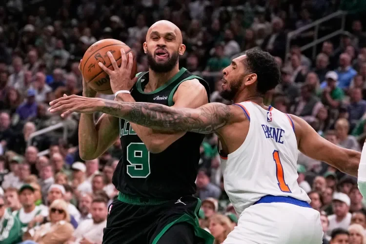 Boston Celtics rally without Jayson Tatum to crush Knicks and keep NBA Playoff hopes alive