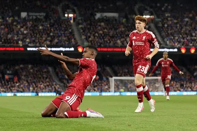 Alexander Isak brace earns Liverpool 2-0 win over Ipswich