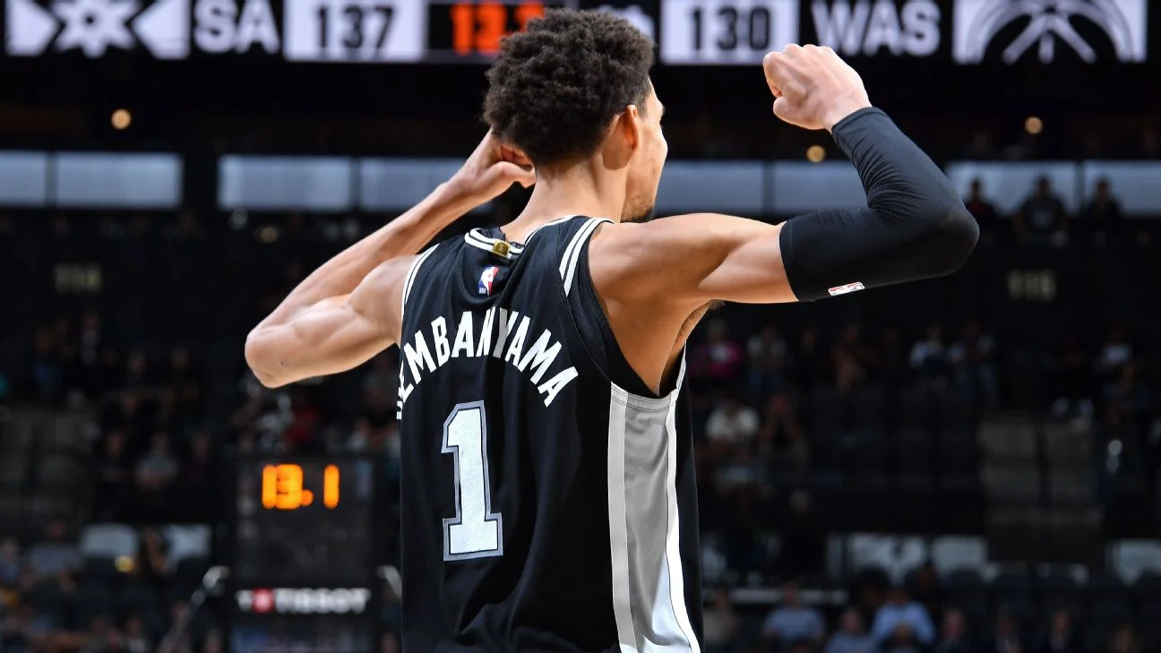 NBA roundup: Wembanyama hits another milestone for Spurs, Cavs extend win streak to 13 games