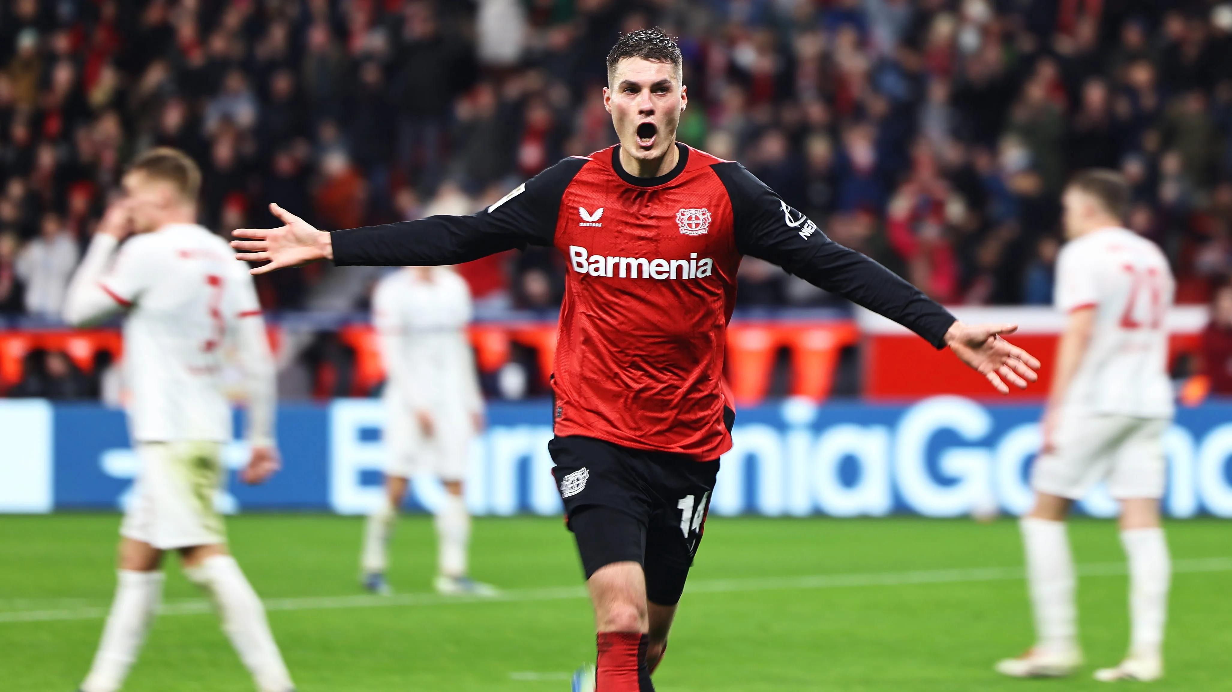 Bayer Leverkusen 5-1 Freiburg: Schick nets four as Die Werkself thrash visitors