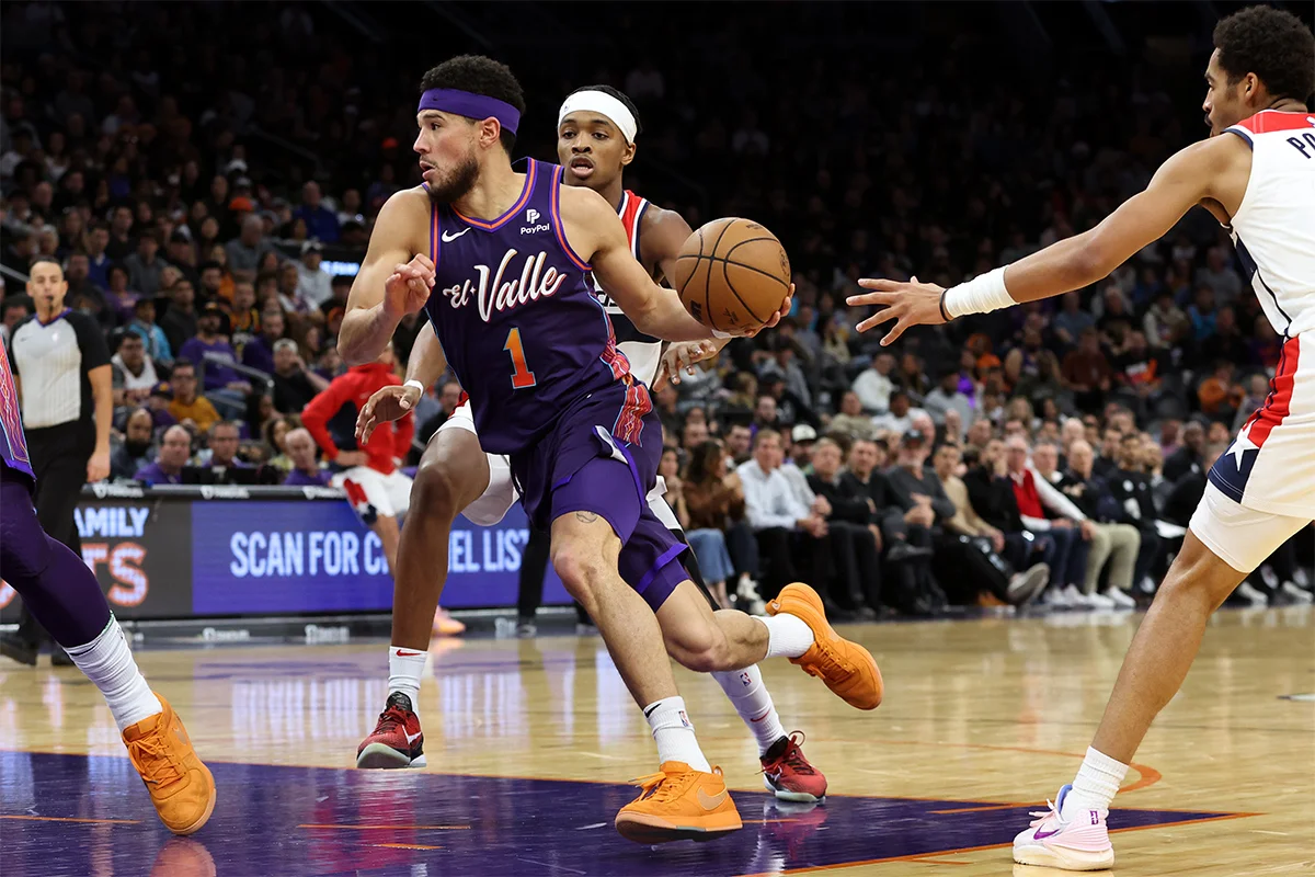 Devin Booker fuels Suns' 112-108 victory over the Wizards
