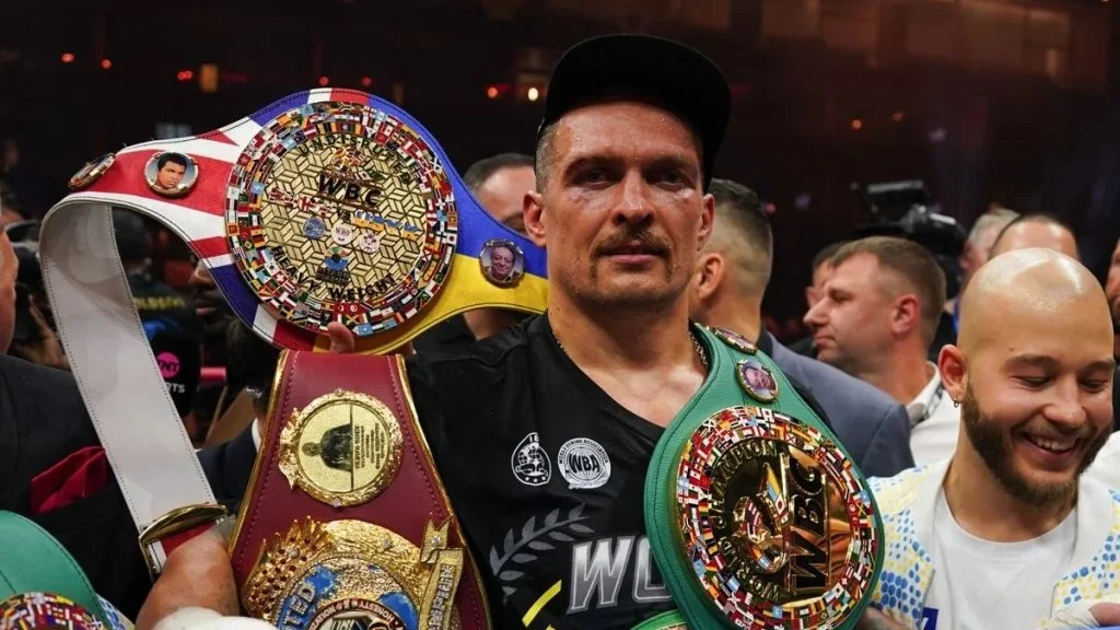 Heavyweight champion Oleksandr Usyk promises payout if Ukrainians win medals
