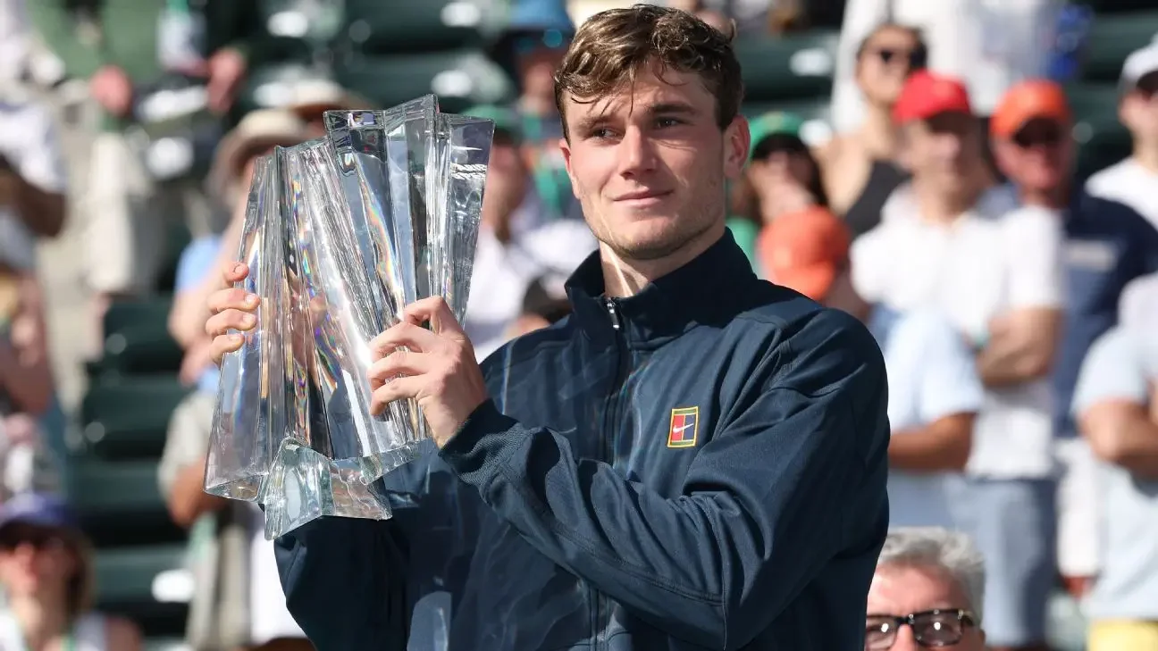 Draper dominates Rune to secure ATP Masters Indian Wells crown