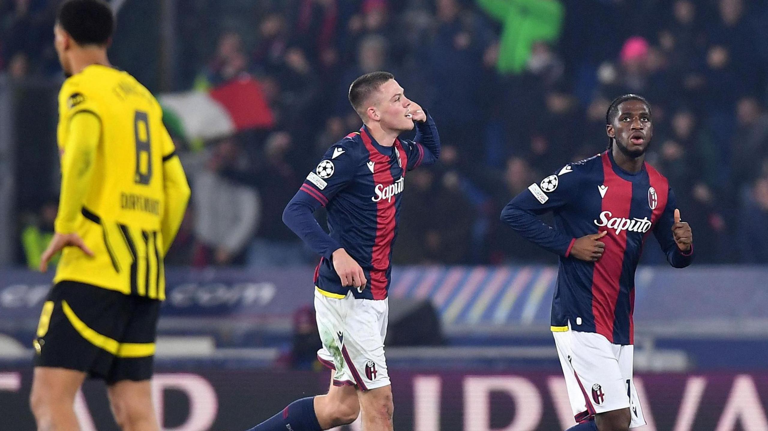 Bologna 2-1 Borussia Dortmund: Hosts stun Dortmund with dramatic Champions League comeback victory