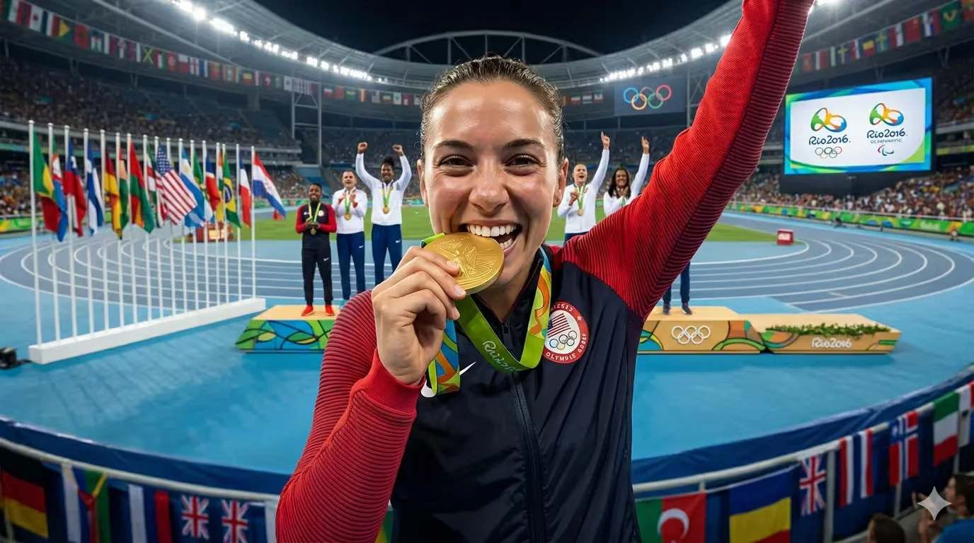 Why do Olympic winners bite their medals?