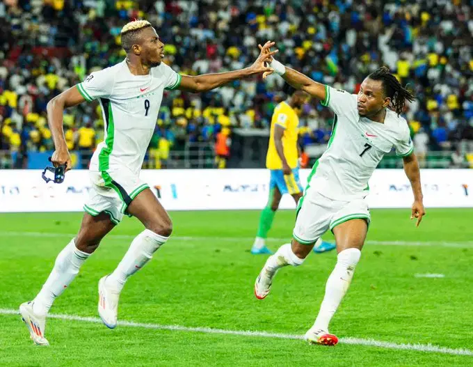 Rwanda 0-2 Nigeria: Osimhen’s Brace Fires Nigeria to Crucial World Cup Qualifying Win Over Rwanda