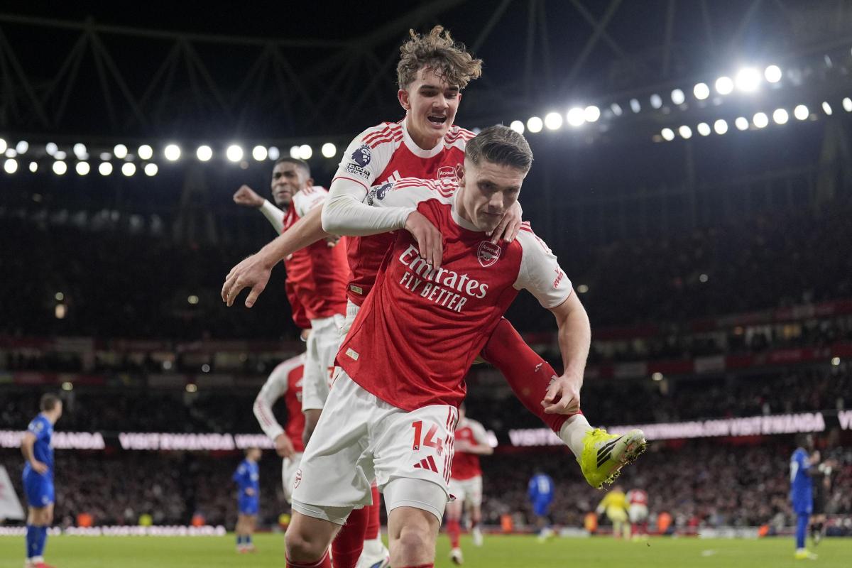 Arsenal 2–0 Everton: Gyökeres and Dowman seal late win in title race