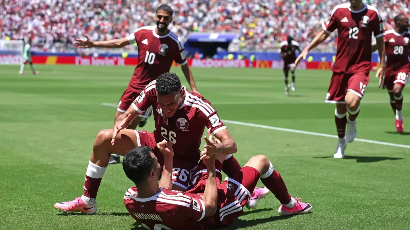 Khoukhi's late header gives Qatar first-ever World Cup point
