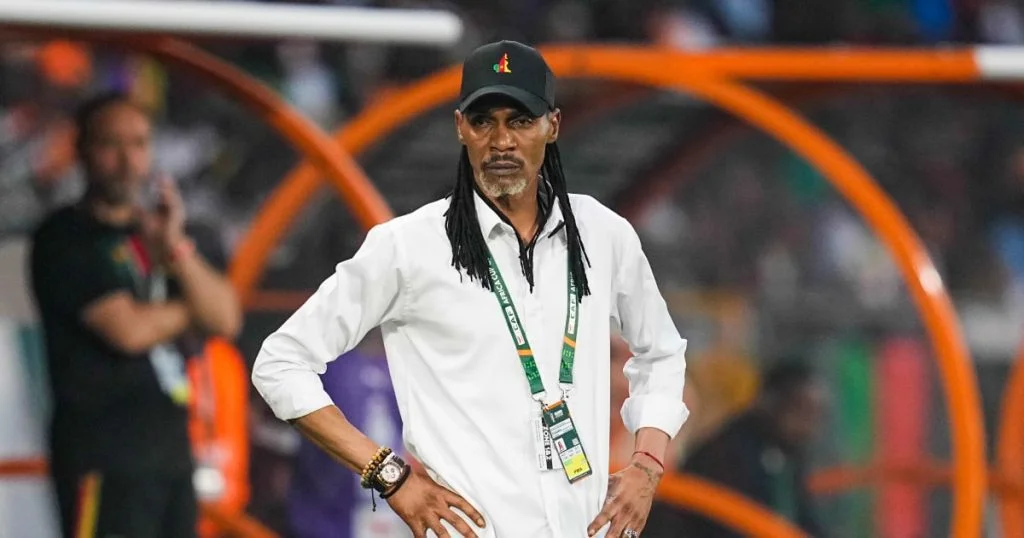 Rigobert Song leaves role as Cameroon coach after contract expires