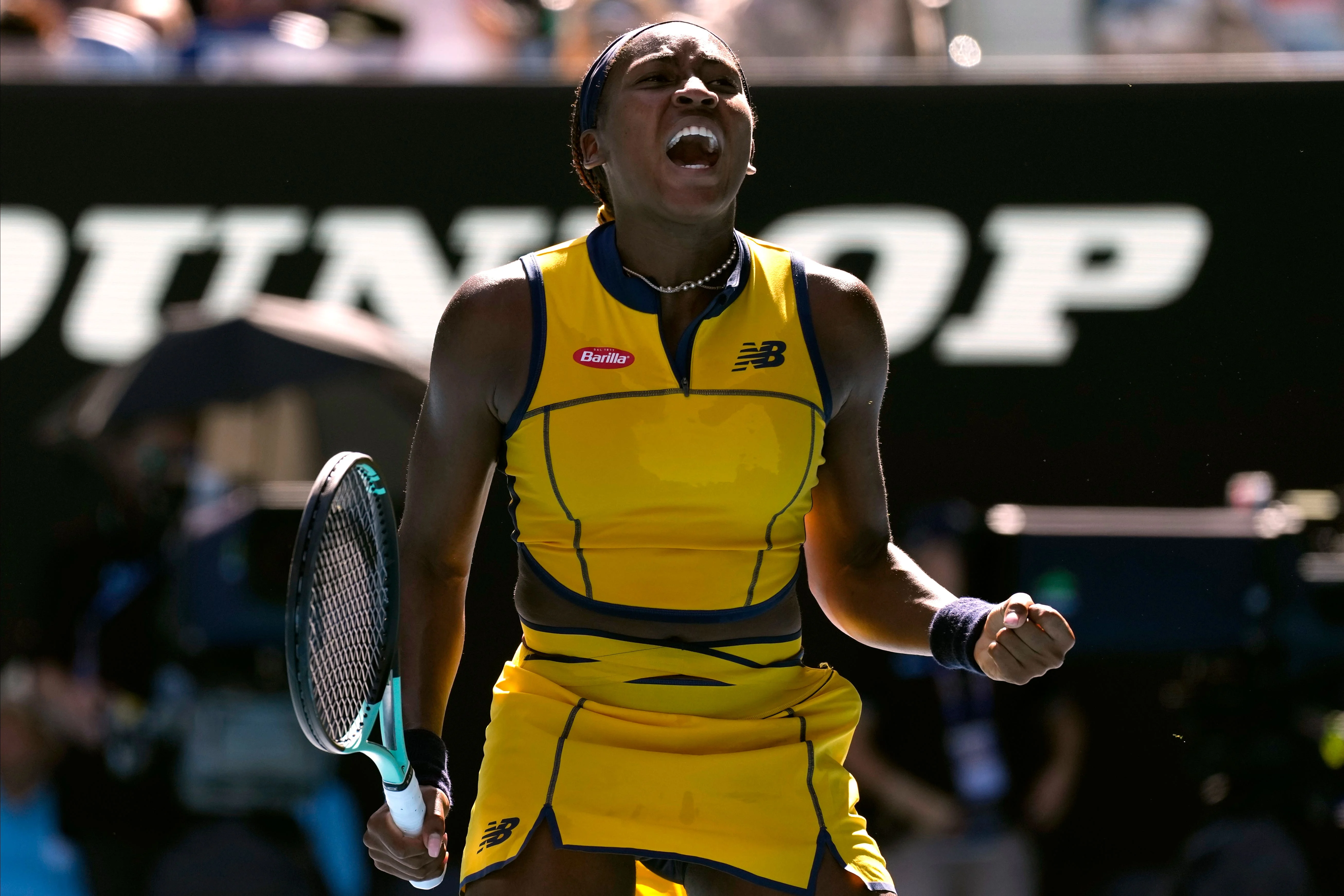Coco Gauff grinds past Marta Kostyuk to reach Australian Open semi-finals