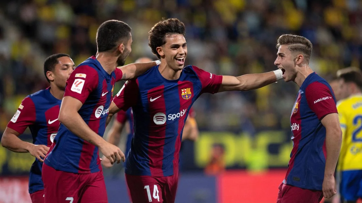 Cadiz 0-1 Barcelona: Felix bicycle kick earns Barca narrow win over relegation-threatened hosts