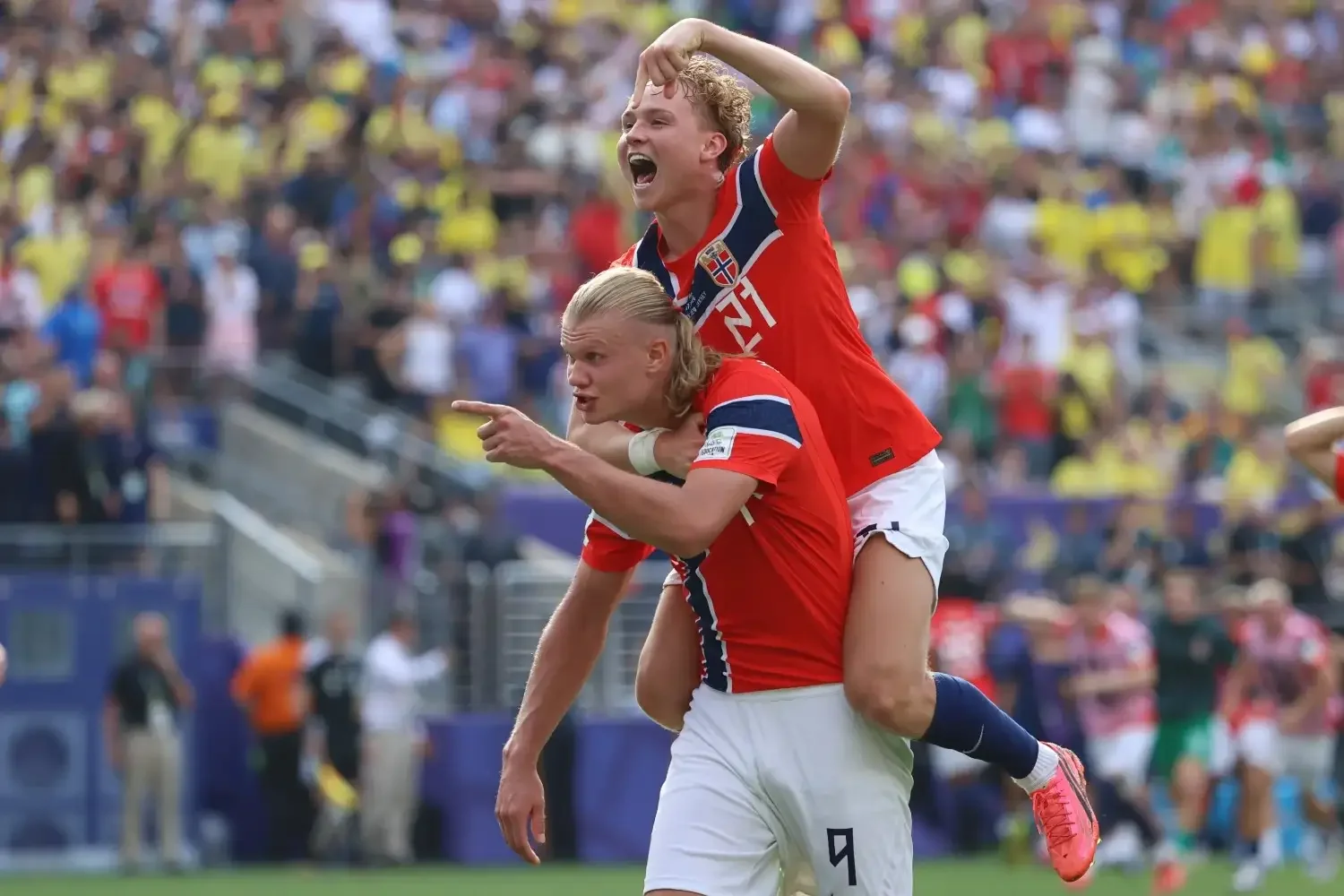 Norway 2-1 Brazil: Haaland sends Norway into Quarter-finals