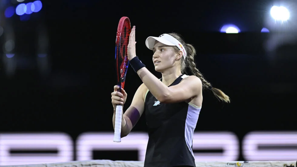 Swiatek's Stuttgart hat-trick bid halted by Rybakina as Kostyuk defeats Vondrousova to advance to the final