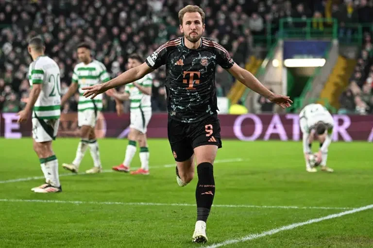 Celtic 1-2 Bayern Munich: Kane and Olise on target as Die Roten take control of Champions League play-off tie