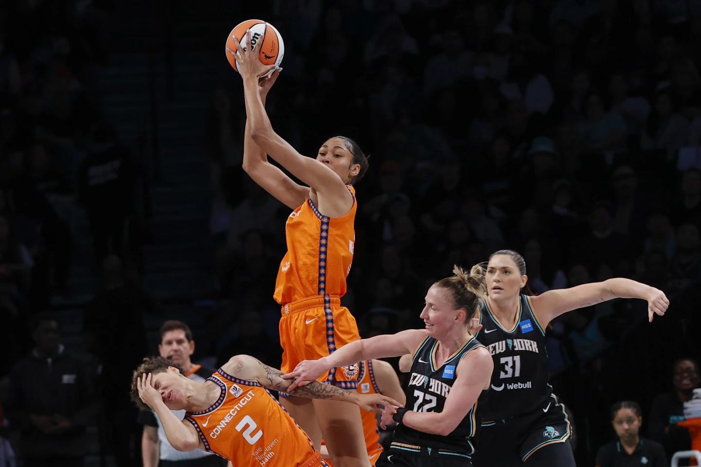 Connecticut Sun Defeat New York Liberty 78-63 in WNBA Semifinal Opener