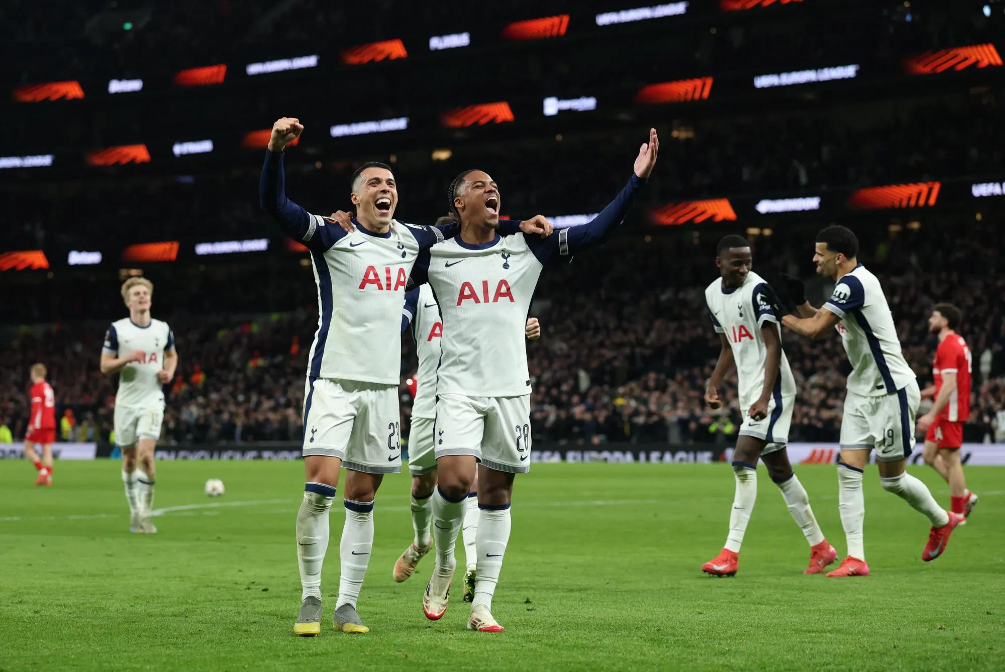 Tottenham 3-1 AZ Alkmaar (3-2 agg): Spurs edge past AZ to set up quarter-final clash with Frankfurt