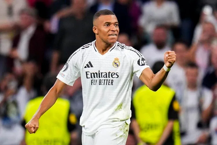 Kylian Mbappe 'happy' after scoring first Champions League goal in Real Madrid win