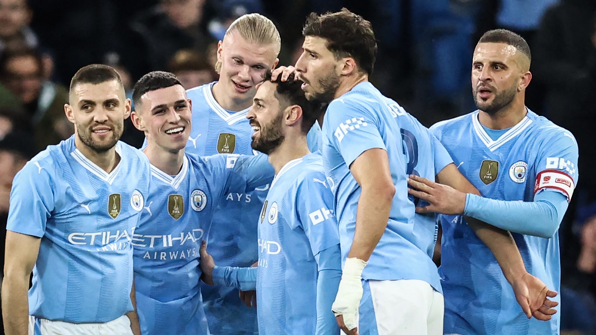 Bernardo Silva's double sees Man City defeat Newcastle to advance to FA Cup semi-finals