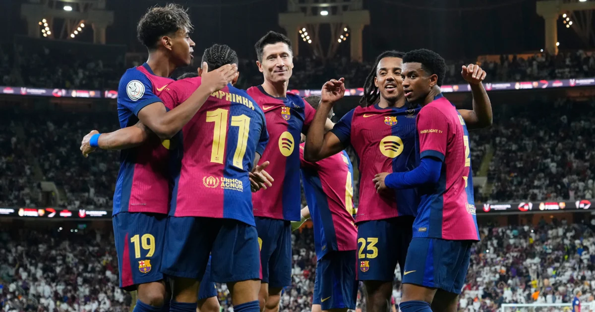 Real Madrid 2-5 Barcelona: Flick’s Barcelona Secure Record 15th Supercopa de España Title in Thrilling El Clasico