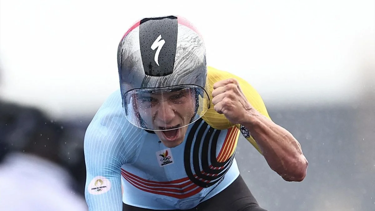 Cannonball Remco Evenepoel claims Men's time trial gold for Belgium
