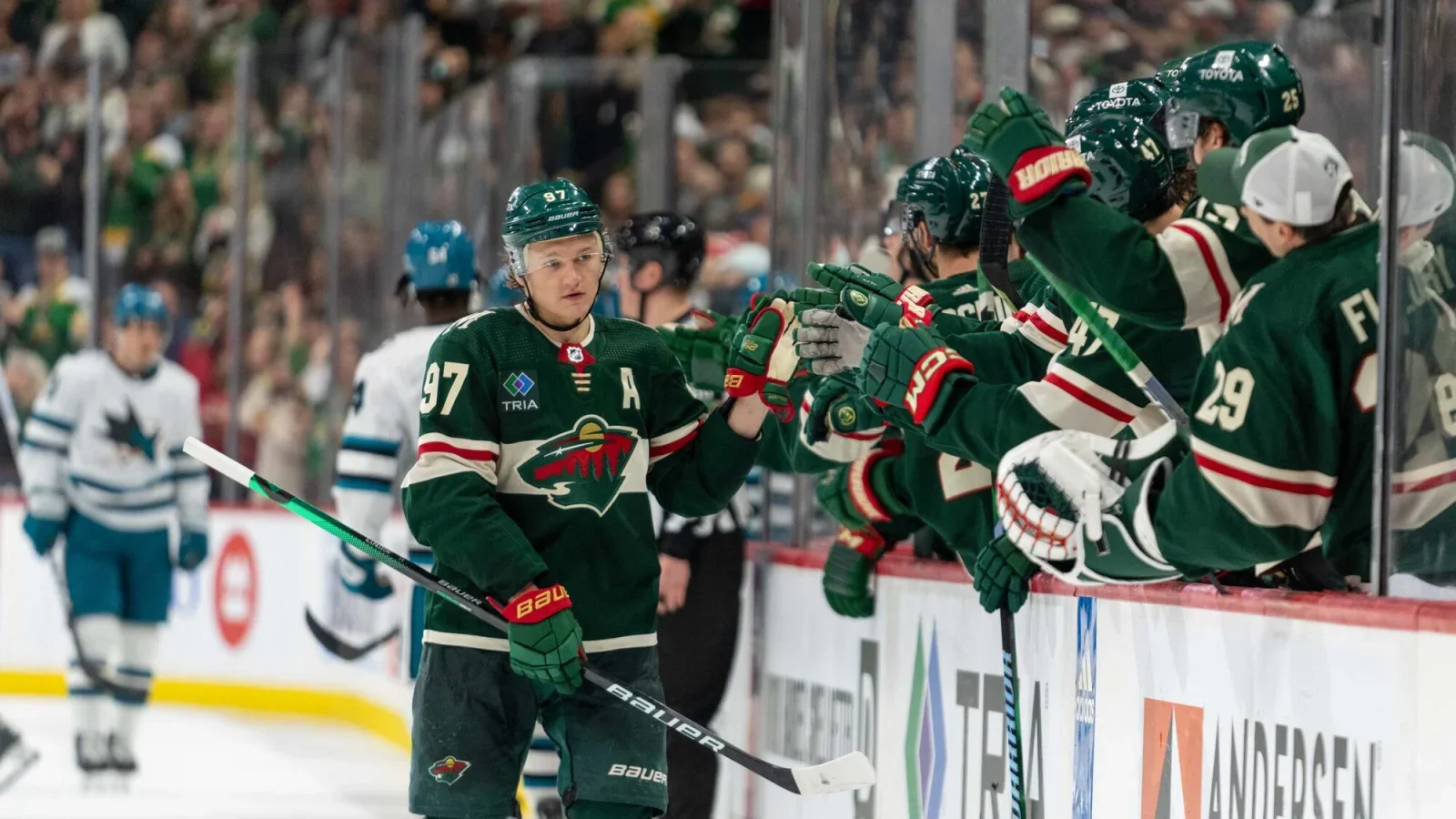 NHL roundup: Kirill Kaprizov hat-trick guides Minnesota Wild past San Jose Sharks