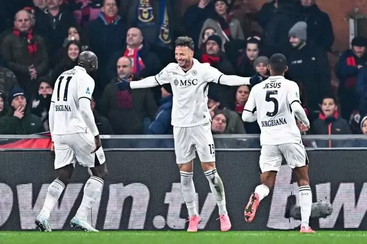 Genoa 1-2 Napoli: Meret the hero as Partenopei reclaim top spot after hard-fought win over hosts