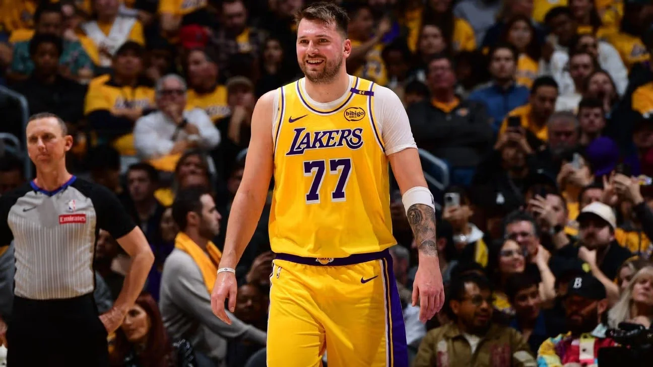 NBA roundup: Doncic shines in Lakers debut, Cavs rally for big win