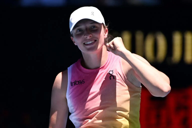 Iga Swiatek powers past Emma Raducanu to reach Australian Open second week