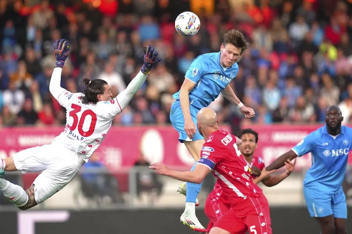 Monza 0-1 Napoli: McTominay header lifts Partenopei to vital Serie A win over hosts to stay level with Inter Milan