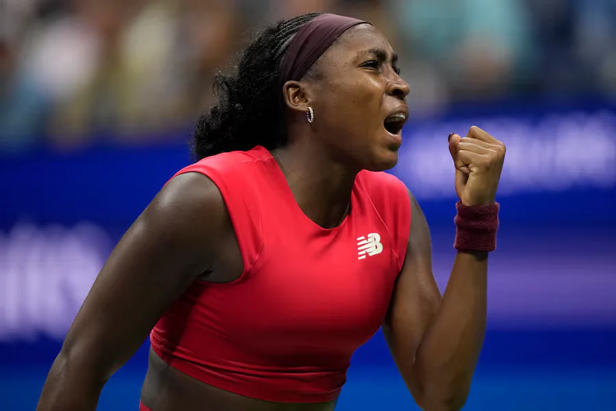 Coco Gauff battles through serving struggles to win US Open Opener against Ajla Tomljanovic