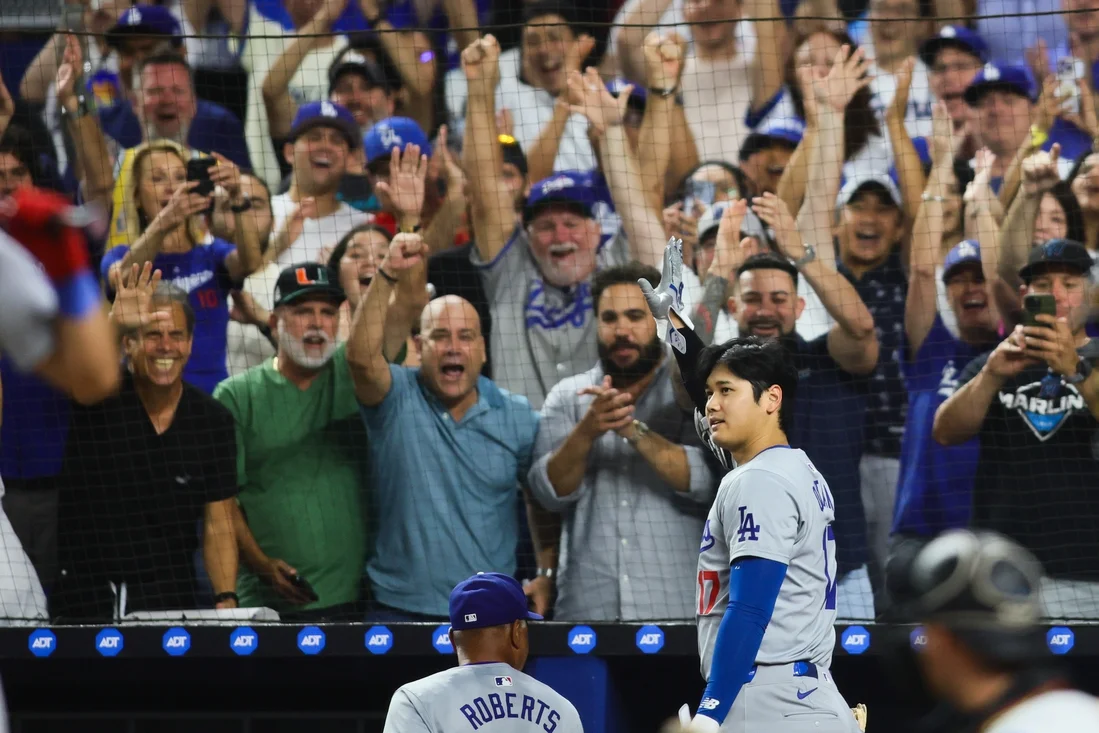 MLB roundup: Shohei Ohtani makes history as Dodgers clinch playoff place